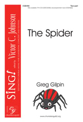 The Spider Two-Part choral sheet music cover